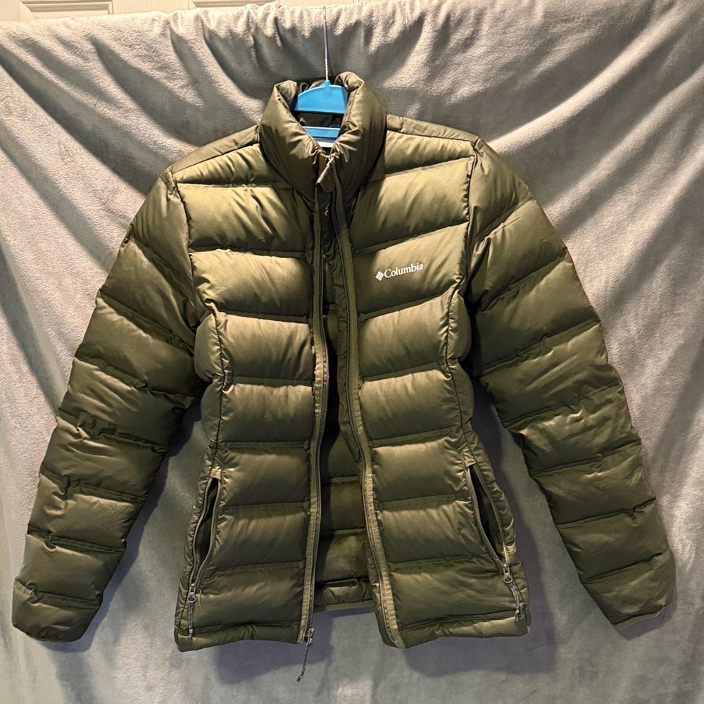 Columbia Green Quilted Jacket